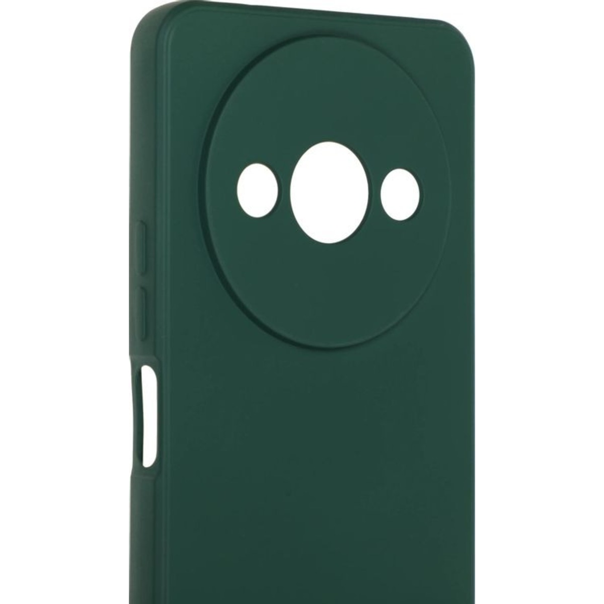 Чехол-накладка Borasco MicroFiber Case для смартфона Xiaomi Redmi A3 / A3X / Poco C61 (Цвет: Green)