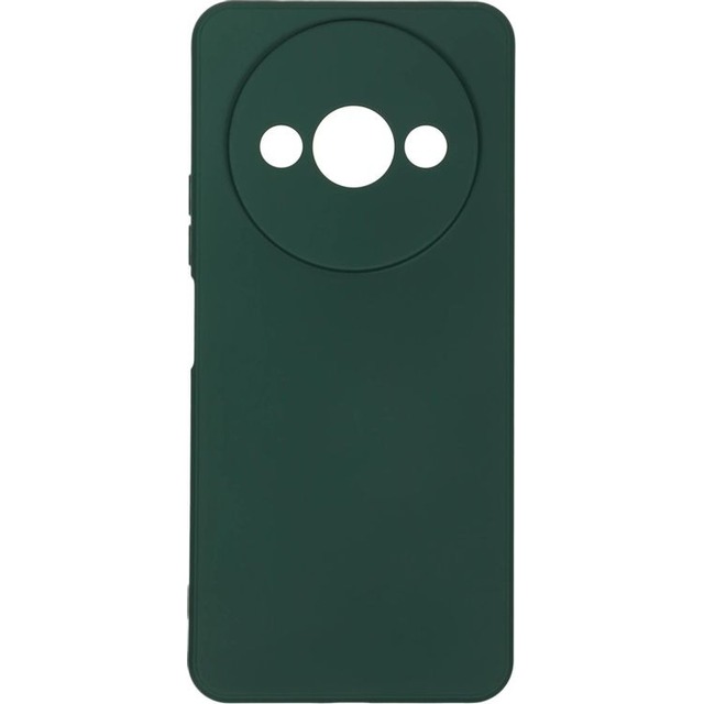 Чехол-накладка Borasco MicroFiber Case для смартфона Xiaomi Redmi A3 / A3X / Poco C61 (Цвет: Green)