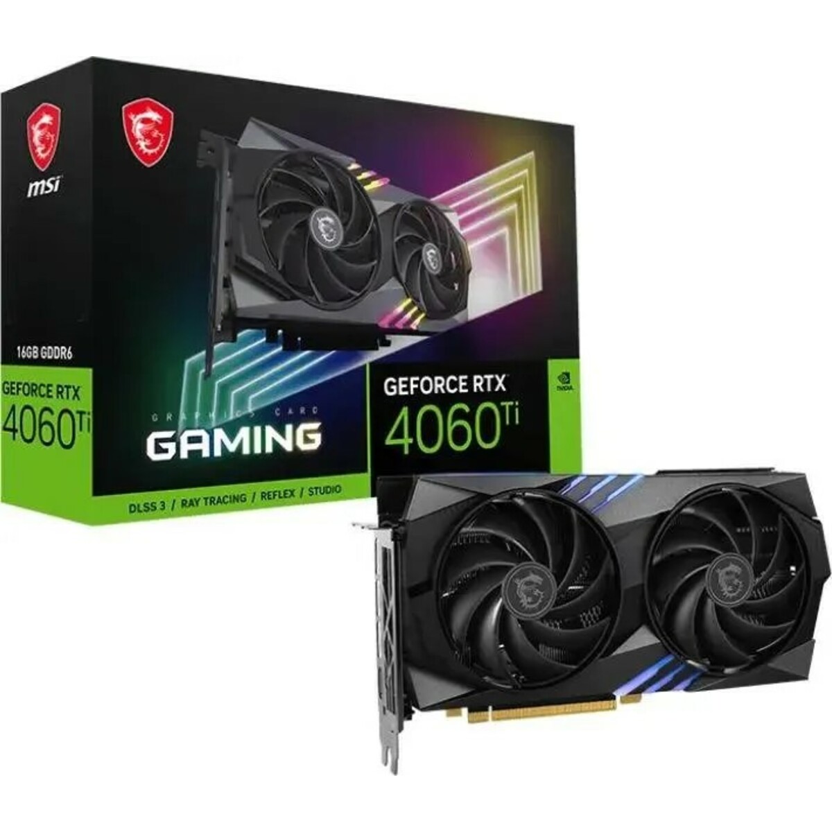 Видеокарта MSI GeForce RTX 4060 Ti GAMING 16G