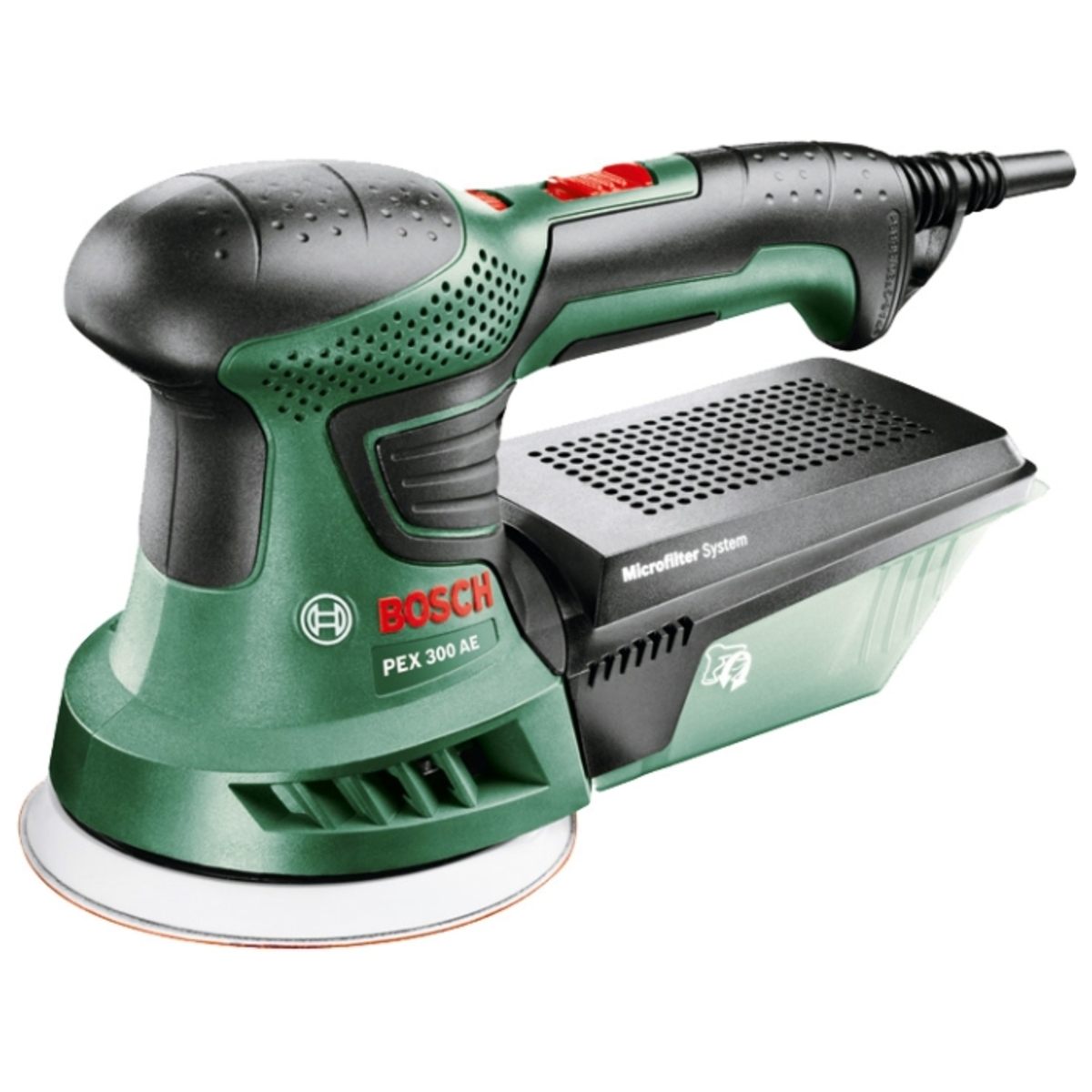 Эксцентриковая шлифовальная машина Bosch PEX 300 AE (Цвет: Green)