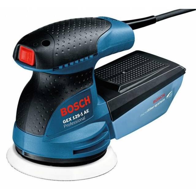 Эксцентриковая шлифовальная машина Bosch GEX 125-1 AE (Цвет: Blue)