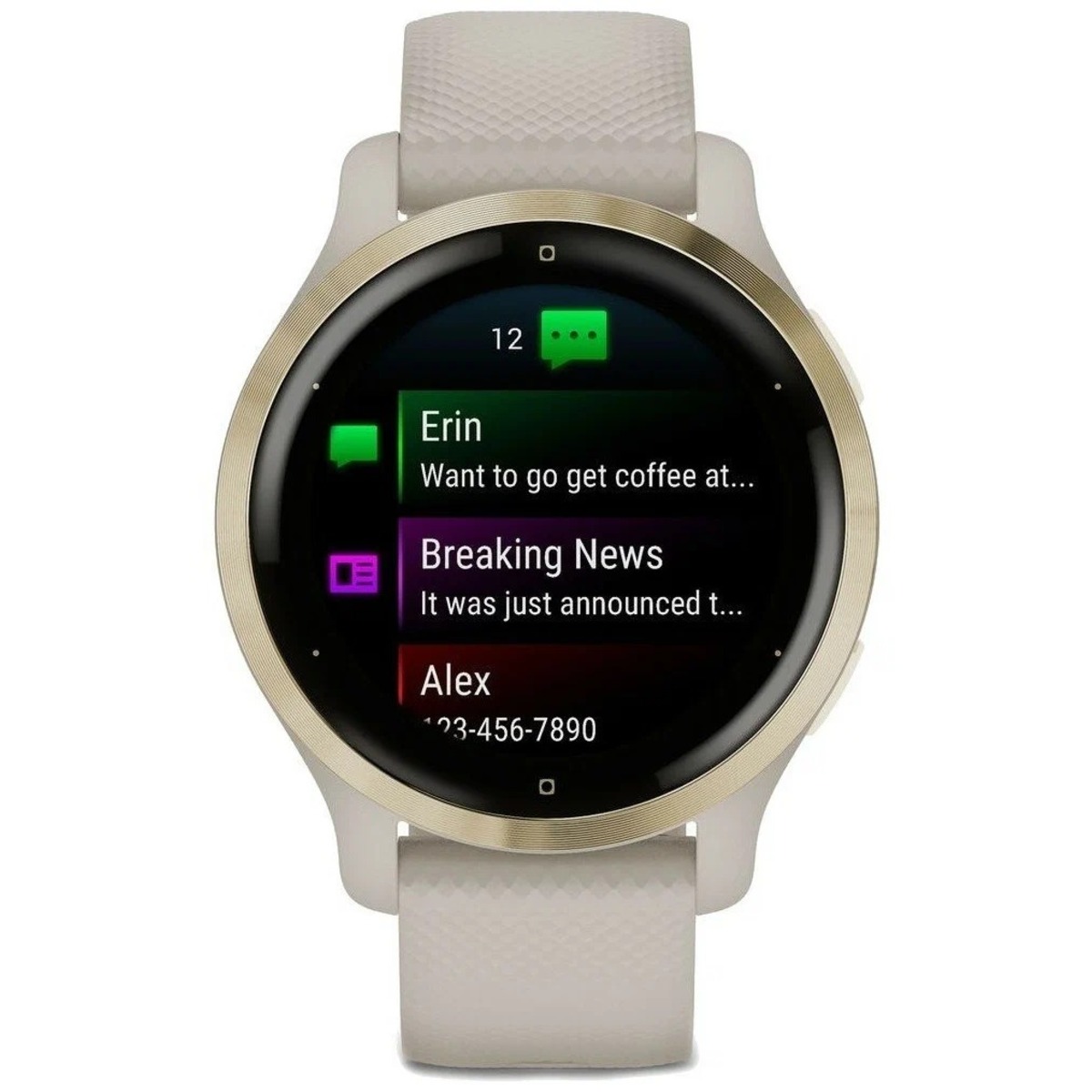 Умные часы Garmin Venu 2 Plus (Цвет: Ivory)