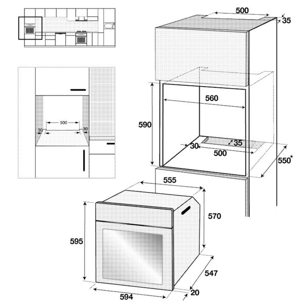 Духовой шкаф Beko ORE27205C (Цвет: Anthracite)