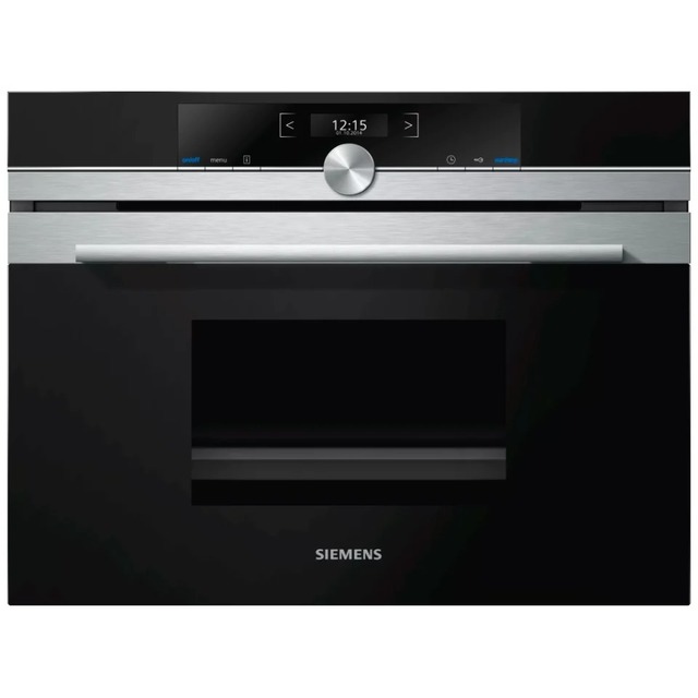 Паровой шкаф Siemens iQ700 CD634GAS0 (Цвет: Black / Silver)