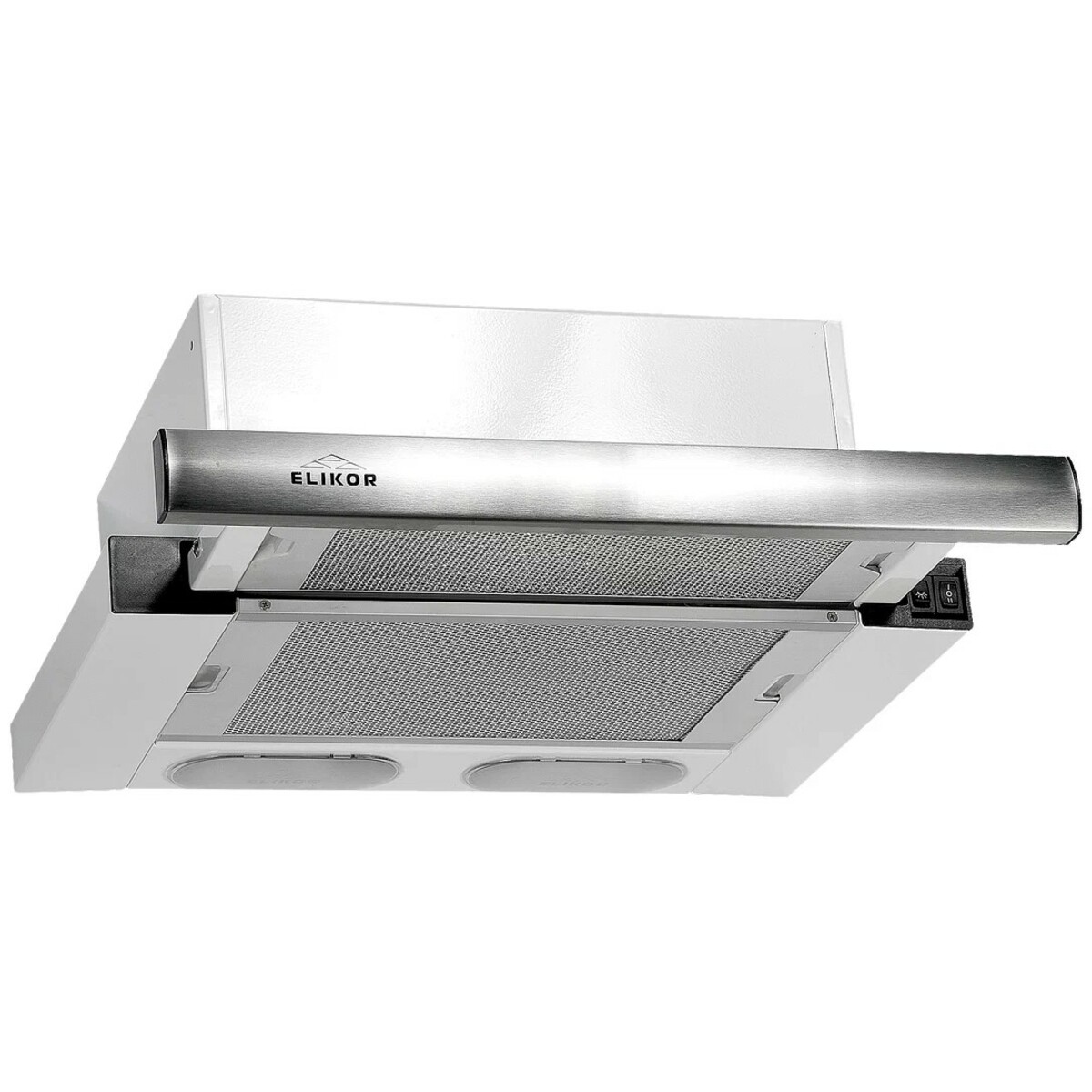 Вытяжка встраиваемая Elikor Интегра 60П-400-В2Л (Цвет: White/Inox)