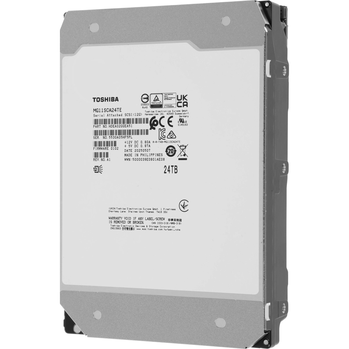 Жесткий диск Toshiba SAS 3.0 24TB MG11SCA24TE