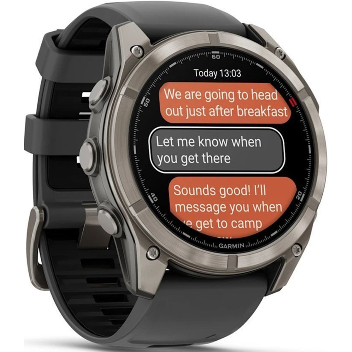 Умные часы Garmin Fenix 8 Pro 51mm (Цвет: Titanium Graphite/Black)