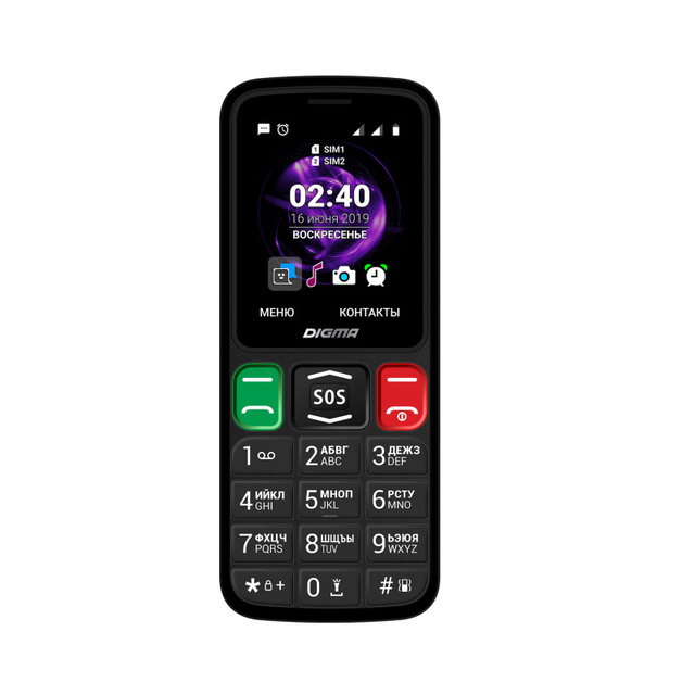 Мобильный телефон Digma Linx S240 (Цвет: Black)