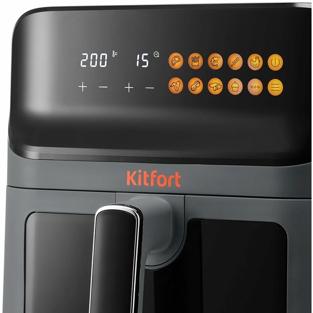 Аэрогриль Kitfort КТ-8107 (Цвет: Gray) Аэрогриль Kitfort КТ-8107 (Цвет: Gray)