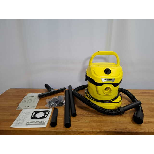 Строительный пылесос Karcher WD 2 Plus V-12 / 4 / 18 (Цвет: Yellow)