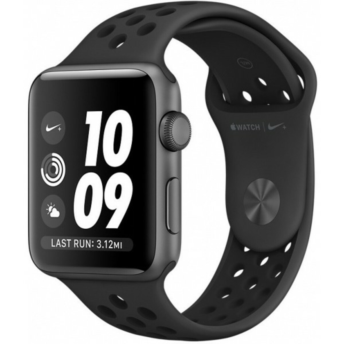 Умные часы Apple Watch Series 2 38mm with Nike Sport Band (Цвет: Space Gray/Anthracite and Black)