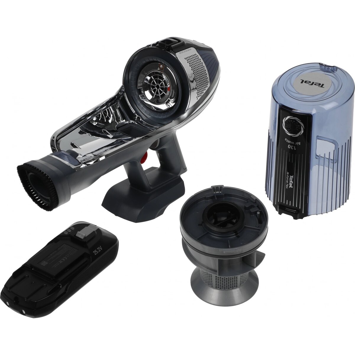 Пылесос Tefal X-Force Flex 11.60 Aqua TY9890WO (Цвет: Blue/Gray)