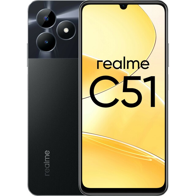 Смартфон realme C51 4/64Gb, черный
