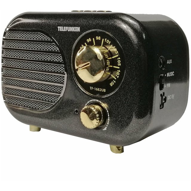Радиоприемник настольный Telefunken TF-1682B (Цвет: Black)