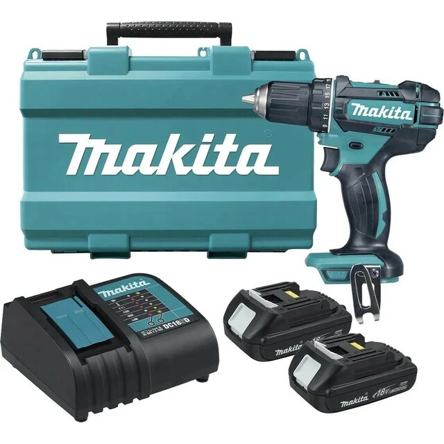 Дрель-шуруповерт Makita DHP482SYE (Цвет: Blue)