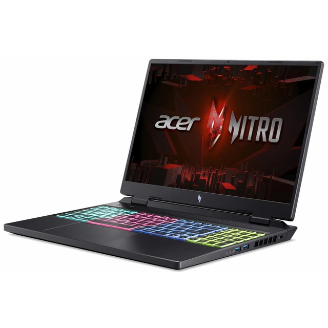 Ноутбук Acer Nitro 16 AN16-41-R3YQ Ryzen 7 7735H 16Gb SSD1Tb NVIDIA GeForce RTX4070 8Gb 16 IPS WQXGA (2560x1600) Windows 11 Home Single Language black WiFi BT Cam (NH.QKDCD.001)