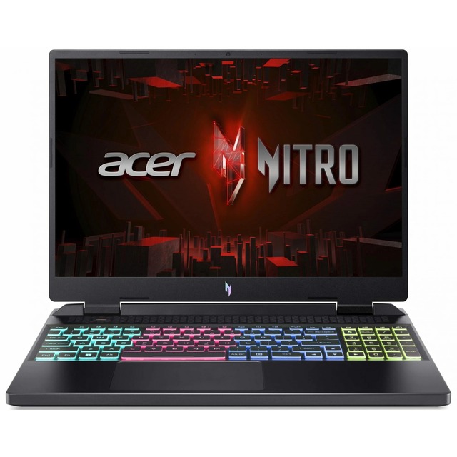 Ноутбук Acer Nitro 16 AN16-41-R3YQ Ryzen 7 7735H 16Gb SSD1Tb NVIDIA GeForce RTX4070 8Gb 16 IPS WQXGA (2560x1600) Windows 11 Home Single Language black WiFi BT Cam (NH.QKDCD.001)