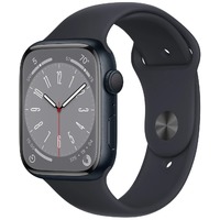 Умные часы Apple Watch Series 8 45mm Aluminum Case with Sport Band M/L (Цвет: Midnight)