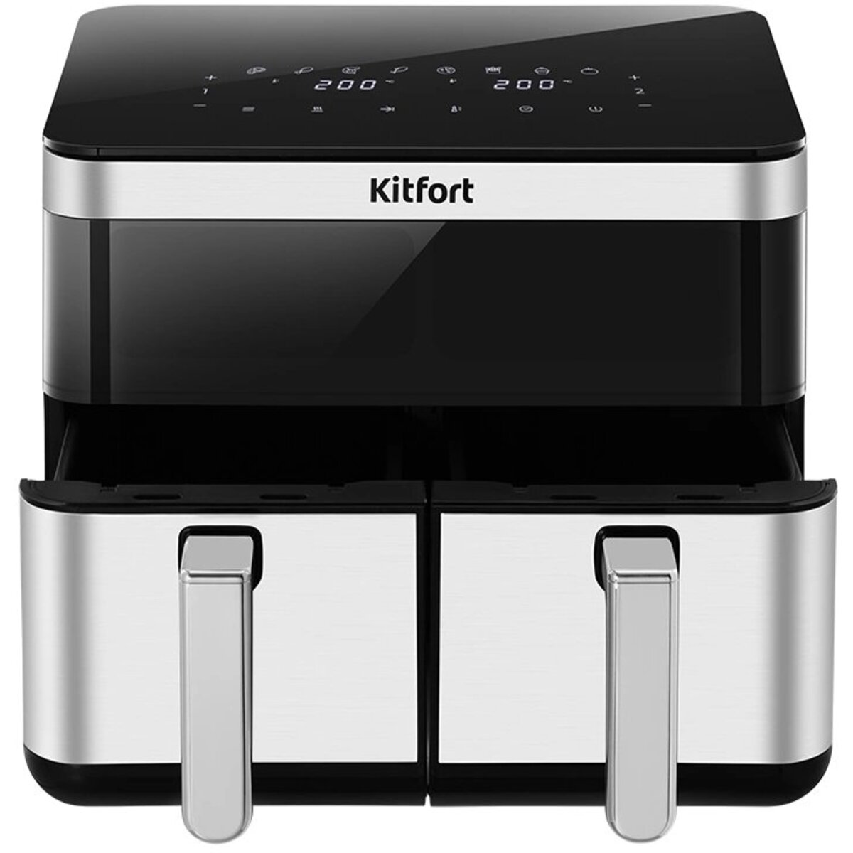 Аэрогриль Kitfort КТ-8110 (Цвет: Silver/Black)