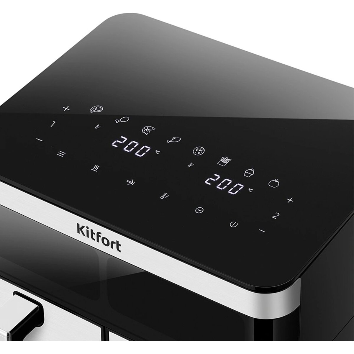 Аэрогриль Kitfort КТ-8110 (Цвет: Silver/Black)