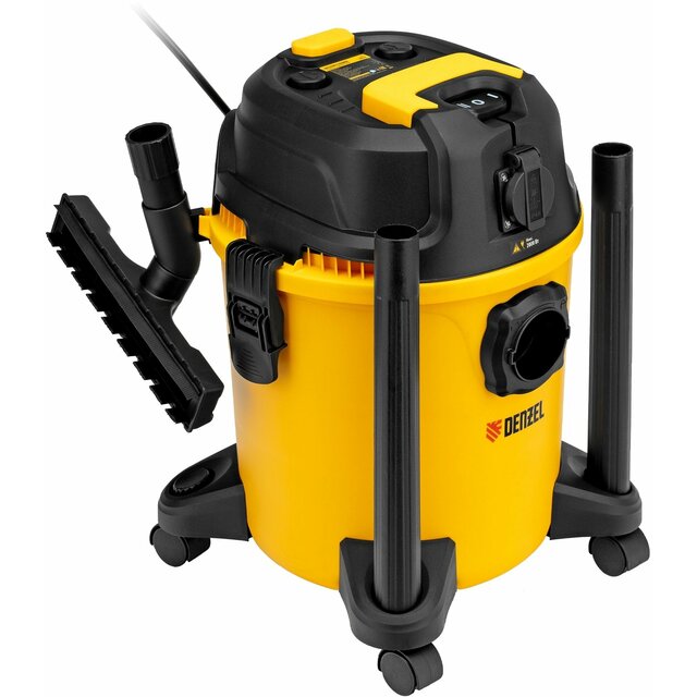 Строительный пылесос Denzel RVC20 (Цвет: Yellow)