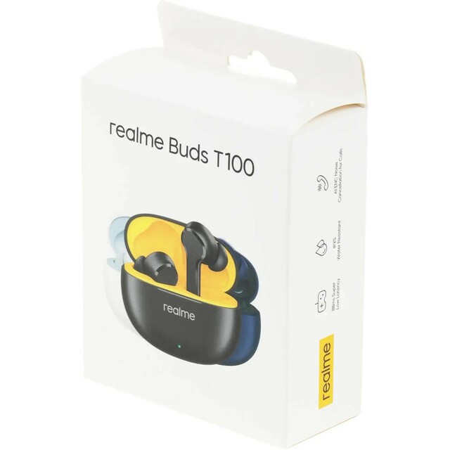 Наушники realme Buds T100 RMA2109, черный