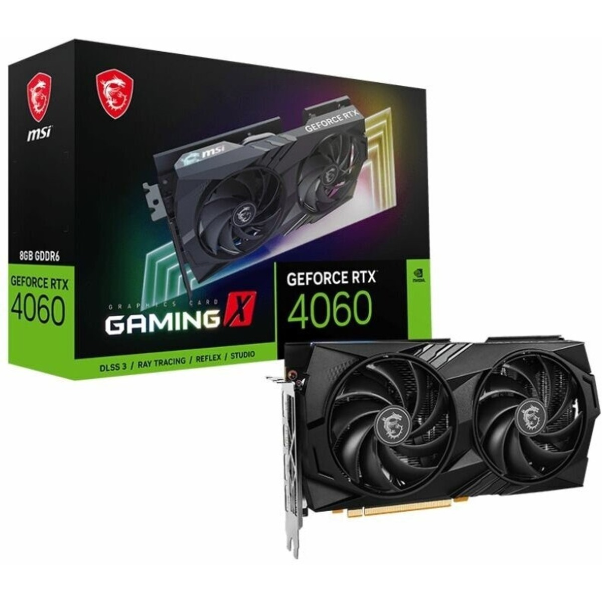 Видеокарта MSI GeForce RTX 4060 GAMING X 8G