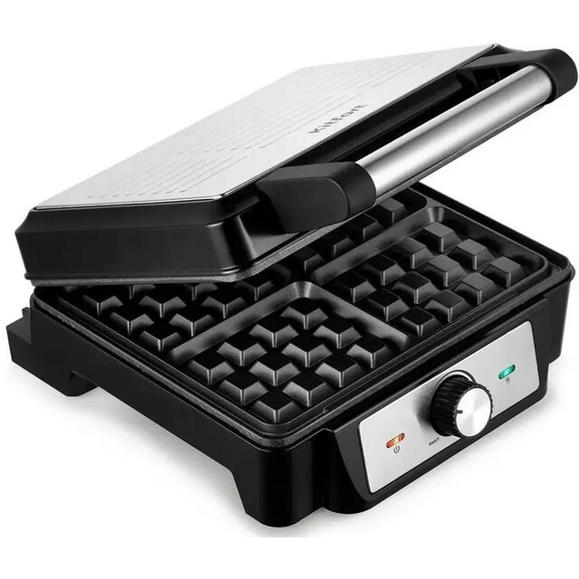 Вафельница Kitfort КТ-3607 (Цвет: Silver / Black)