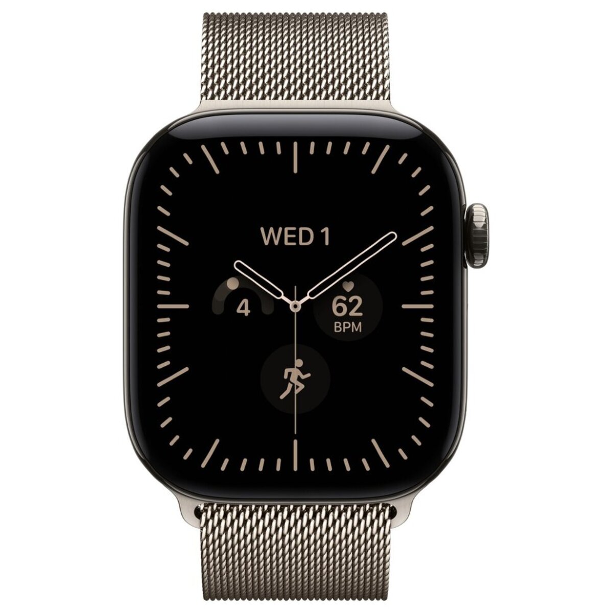 Умные часы Apple Watch Series 12 42mm Natural Titanium Case with Natural Milanese Loop