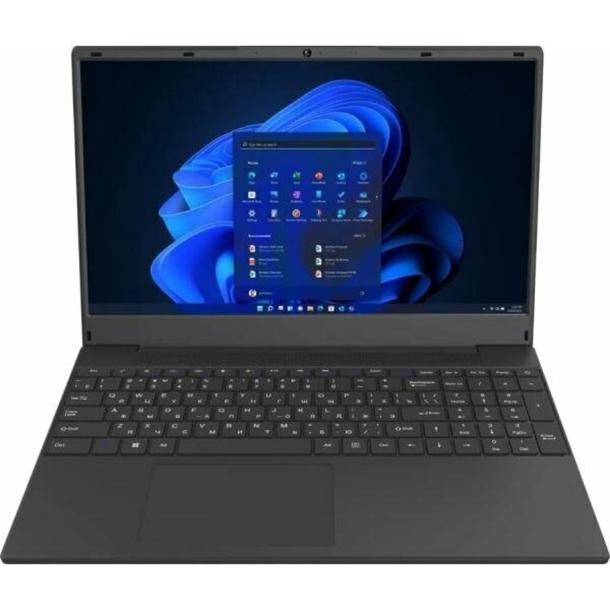 Ноутбук IRU Калибр 15TLG i5-1155G7 / 8Gb / SSD256Gb / Intel Iris Xe G7 / 15.6 / IPS / 1920x1080 / Windows 11 trial, черный
