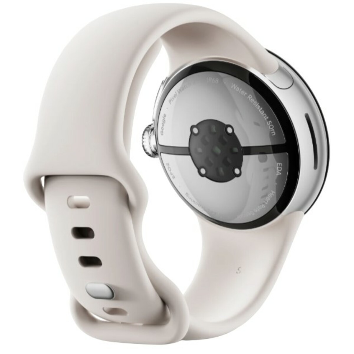 Умные часы Google Pixel Watch 2 41mm (Цвет: Polished Silver/Porcelain)