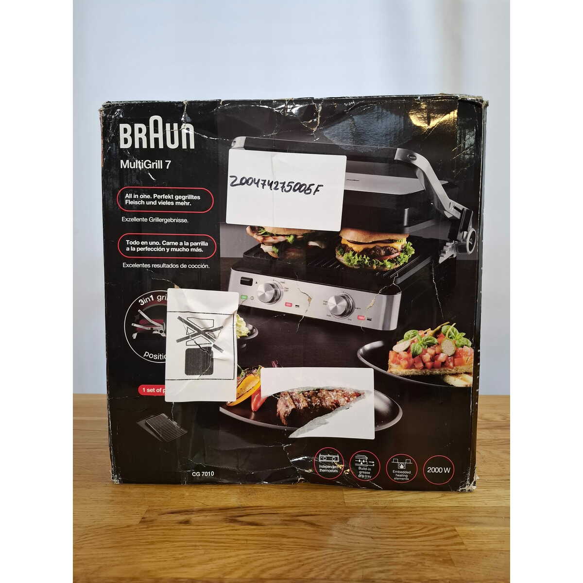 Электрогриль Braun CG7010 (Цвет: Silver / Black)