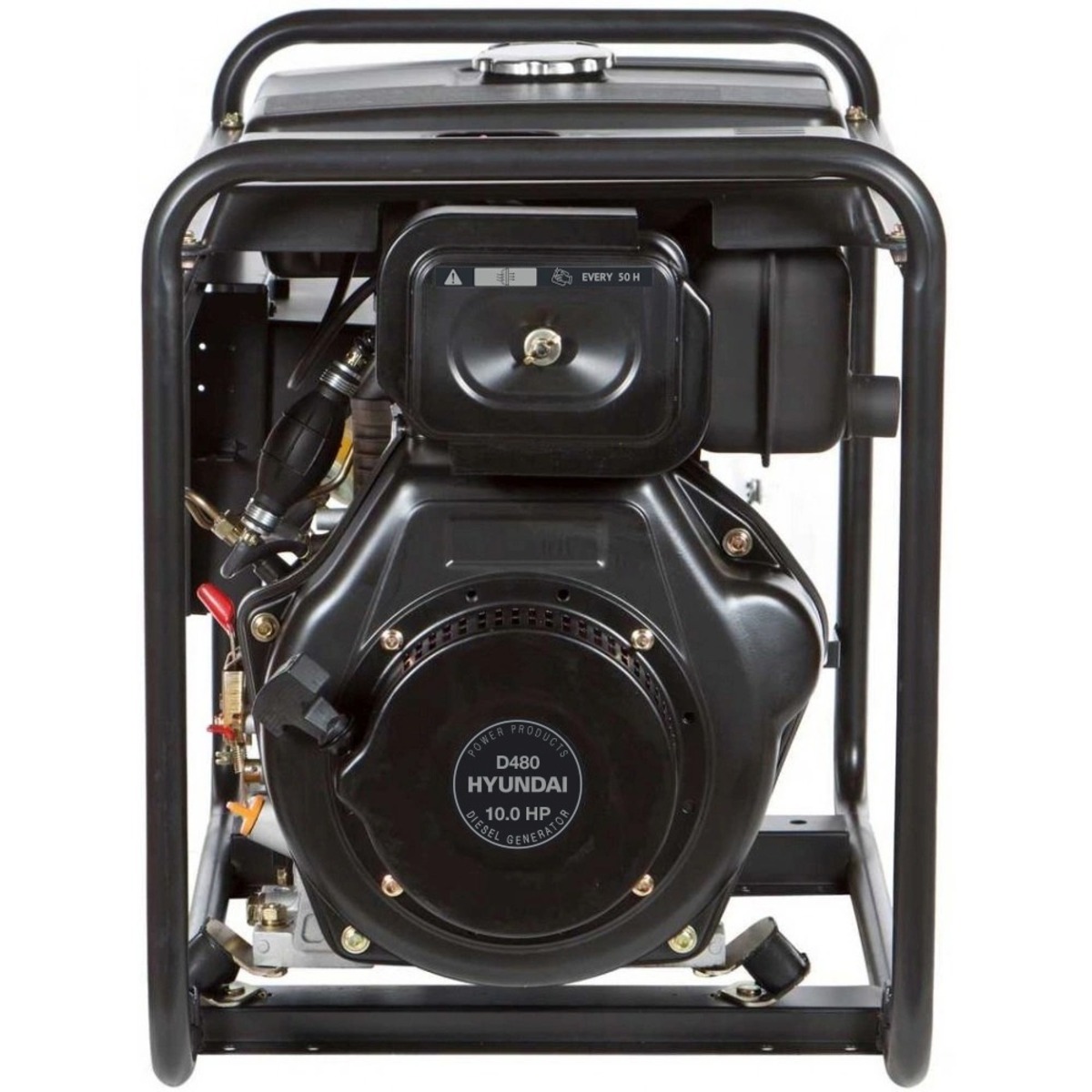 Генератор Hyundai DHY 6500L 5.5кВт, черный