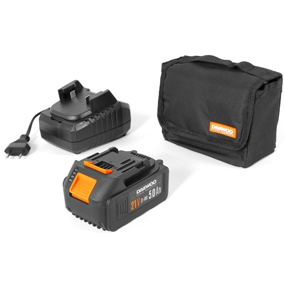 Культиватор DAEWOO DAT 2021Li SET (Цвет: Orange)