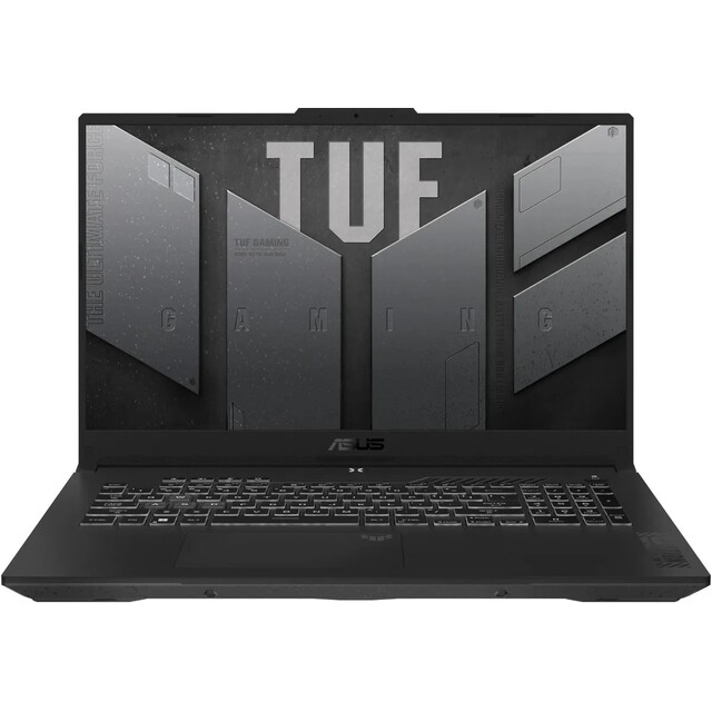 Ноутбук Asus TUF Gaming A17 FA707NUR-HX013 (Ryzen 7 7435HS / 16Gb DDR5 / SSD512Gb / NVIDIA GeForce RTX4050 6Gb / 17.3" / noOS / gray) (90NR0JL5-M000K0)