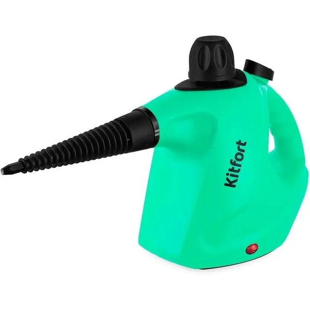 Пароочиститель ручной Kitfort КТ-9138-2 (Цвет: Green / Black) Пароочиститель ручной Kitfort КТ-9138-2 (Цвет: Green / Black)