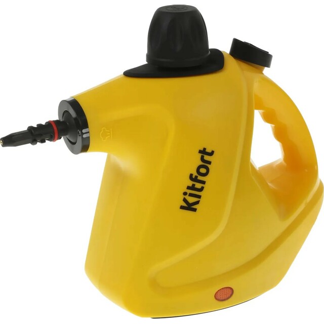 Пароочиститель ручной Kitfort КТ-9138-3 (Цвет: Black / Yellow) Пароочиститель ручной Kitfort КТ-9138-3 (Цвет: Black / Yellow)