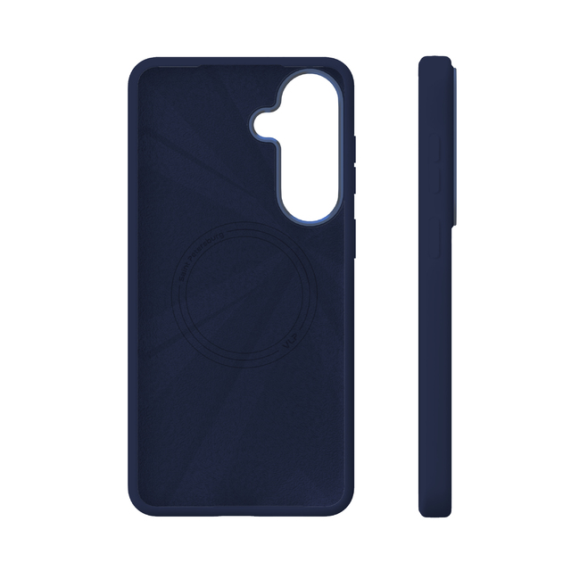 Чехол-накладка VLP Aster Pro Сase MagSafe для Samsung S26 Plus (Цвет: Dark Blue) Чехол-накладка VLP Aster Pro Сase MagSafe для Samsung S26 Plus (Цвет: Dark Blue)
