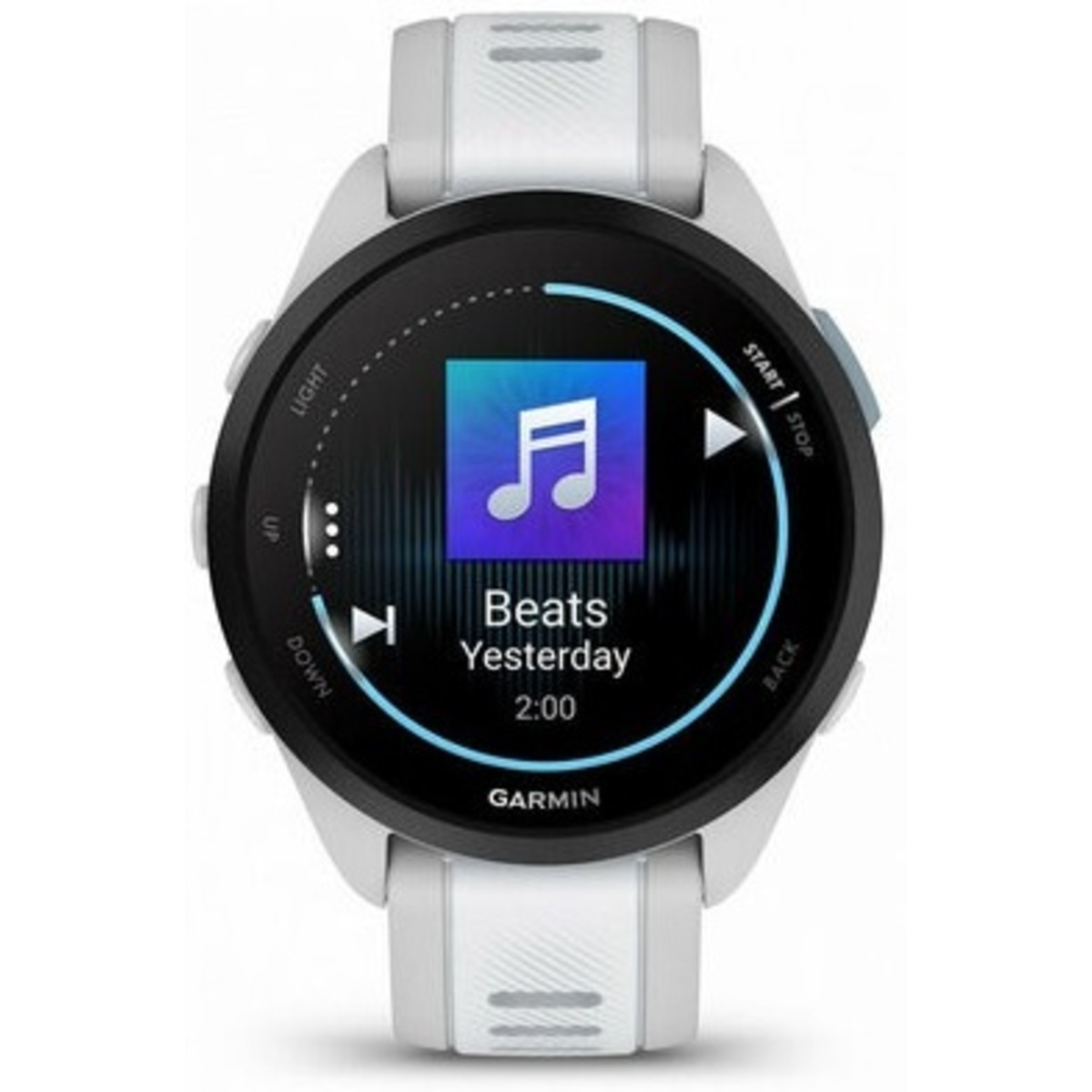 Умные часы Garmin Forerunner 165 Music, белый