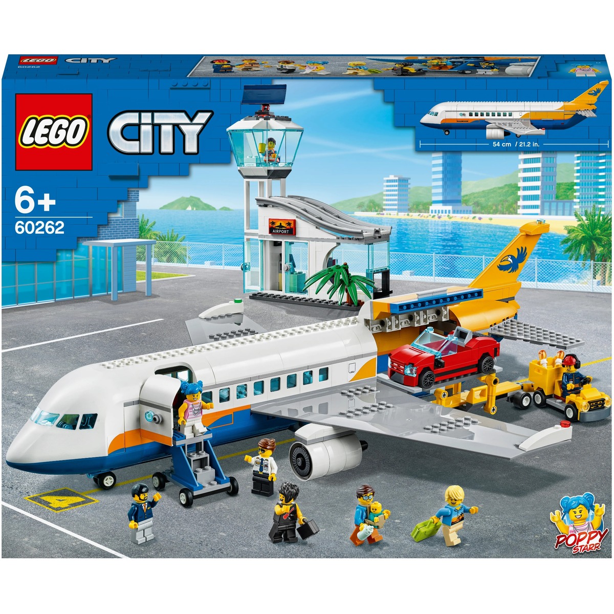 Конструктор LEGO City Airport 60262 Пассажирский самолёт
