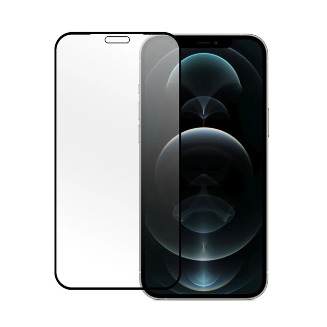 Защитное стекло Alwio FullGlue для смартфона Apple iPhone 12 Pro Max, черный