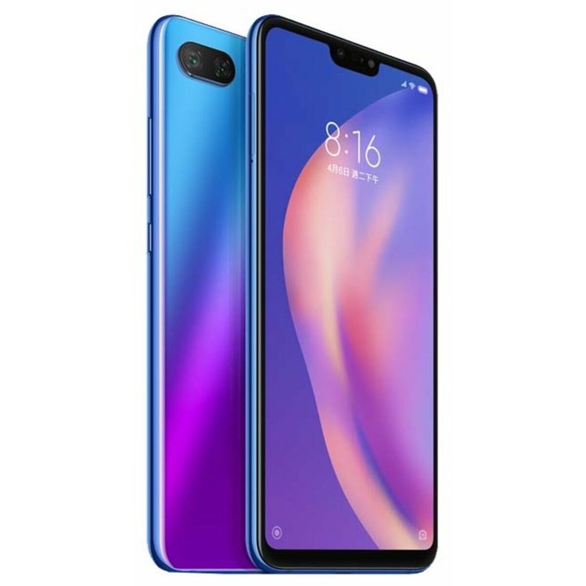 Смартфон Xiaomi Mi8 Lite 6/128Gb Global (Цвет: Aurora Blue)