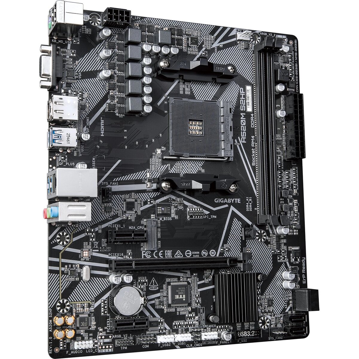Материнская плата Gigabyte A520M S2HP