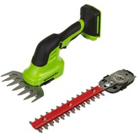 Кусторез/ножницы для травы Greenworks G24SHT (Цвет: Green)