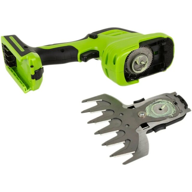 Кусторез/ножницы для травы Greenworks G24SHT (Цвет: Green)