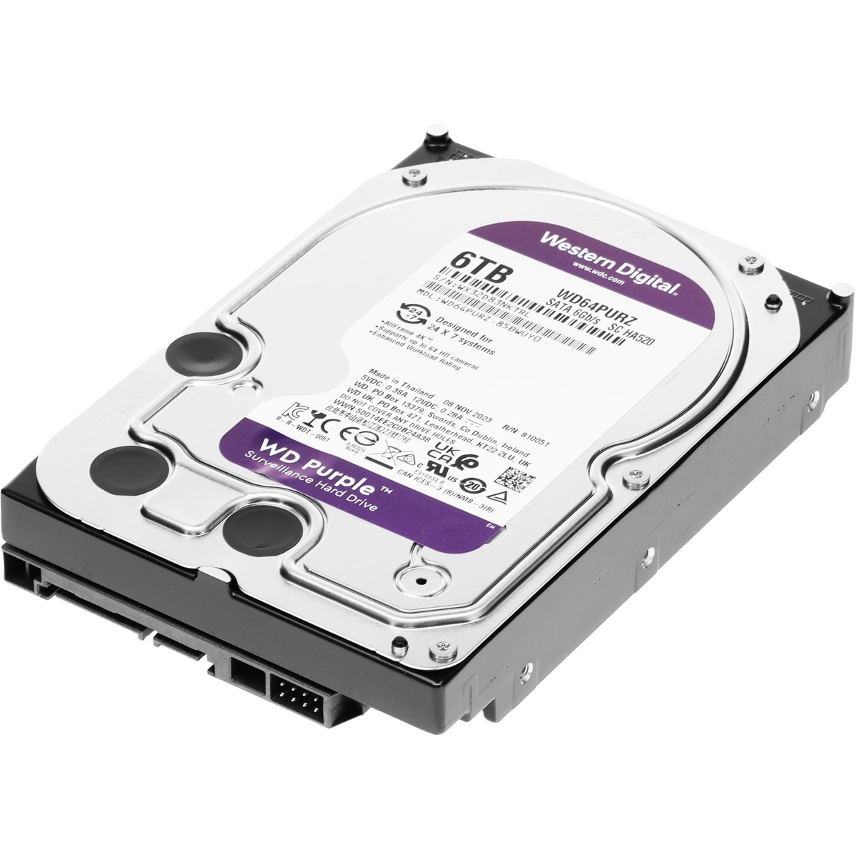 Жесткий диск WD SATA-III 6TB WD64PURZ