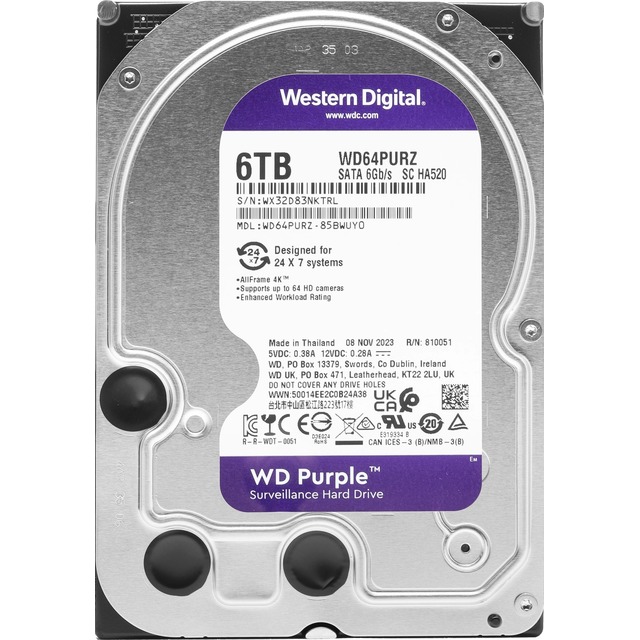 Жесткий диск WD SATA-III 6TB WD64PURZ