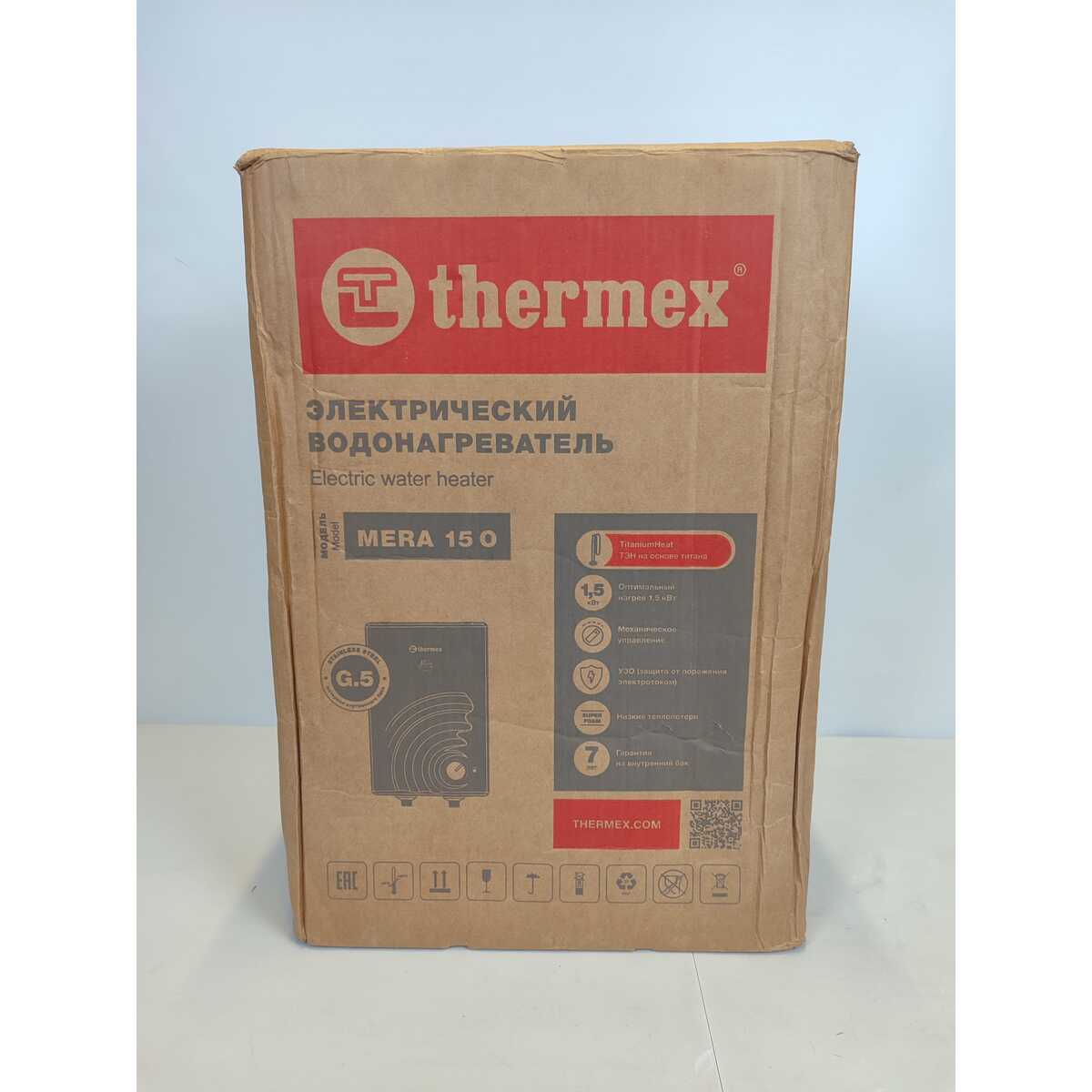 Водонагреватель Thermex Mera 15 O (Цвет: Gray)