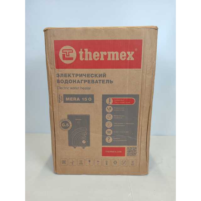 Водонагреватель Thermex Mera 15 O (Цвет: Gray) Водонагреватель Thermex Mera 15 O (Цвет: Gray)