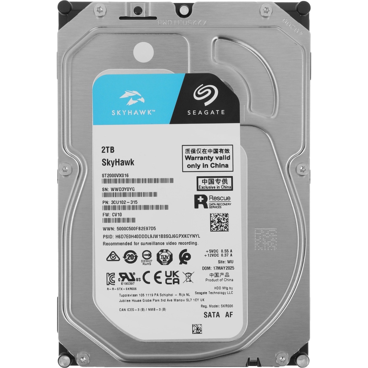 Жесткий диск Seagate SATA-III 2TB ST2000VX016